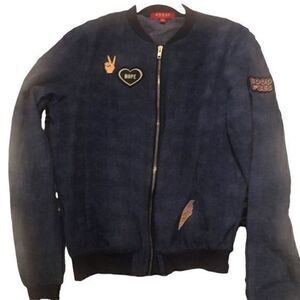 Vintage Guess Denim Track Jacket
